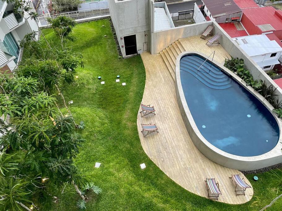 Pool View Apartment With A/C San Jose ภายนอก รูปภาพ